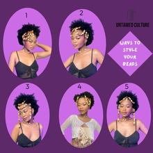 Load image into Gallery viewer, Beaded Hair Accessory