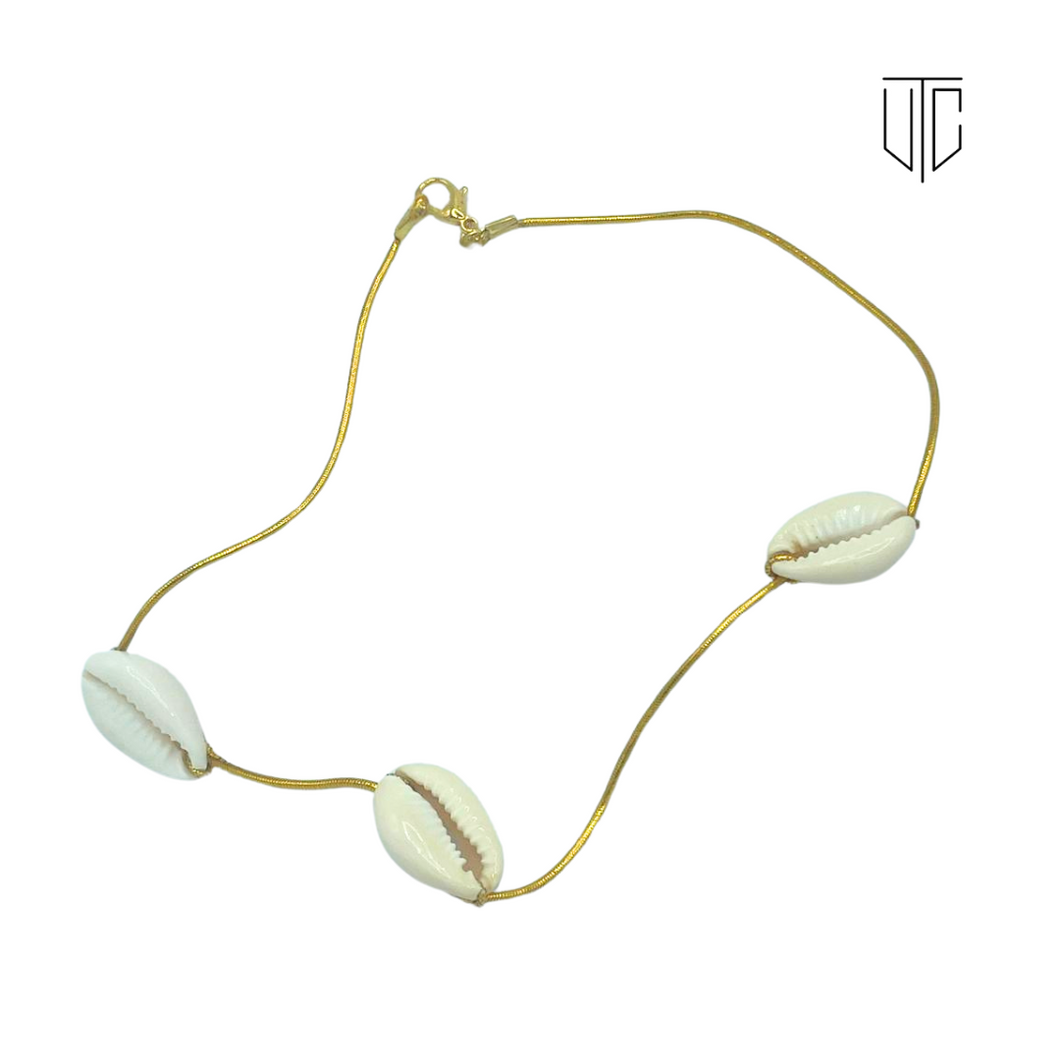 Cowire Shell Choker